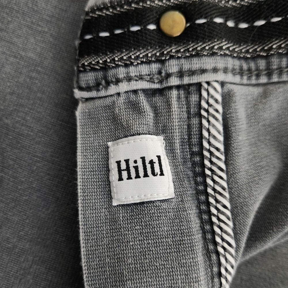 Hiltl Dude Men's Contemporary Fit Denim Straight Leg Jeans Gray Size 36/34 - Picture 10 of 12